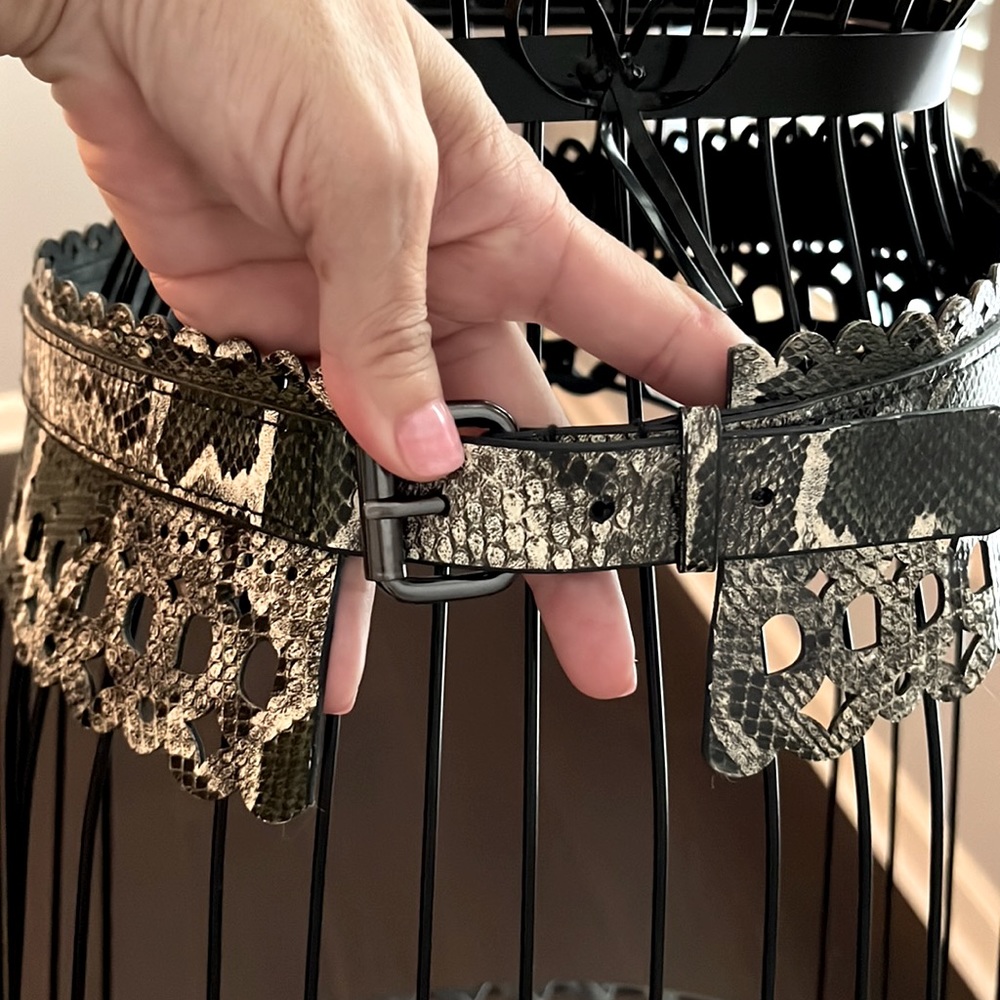 Unique Bcbg Belt. Multicolored With Unique Cuts. … - image 6